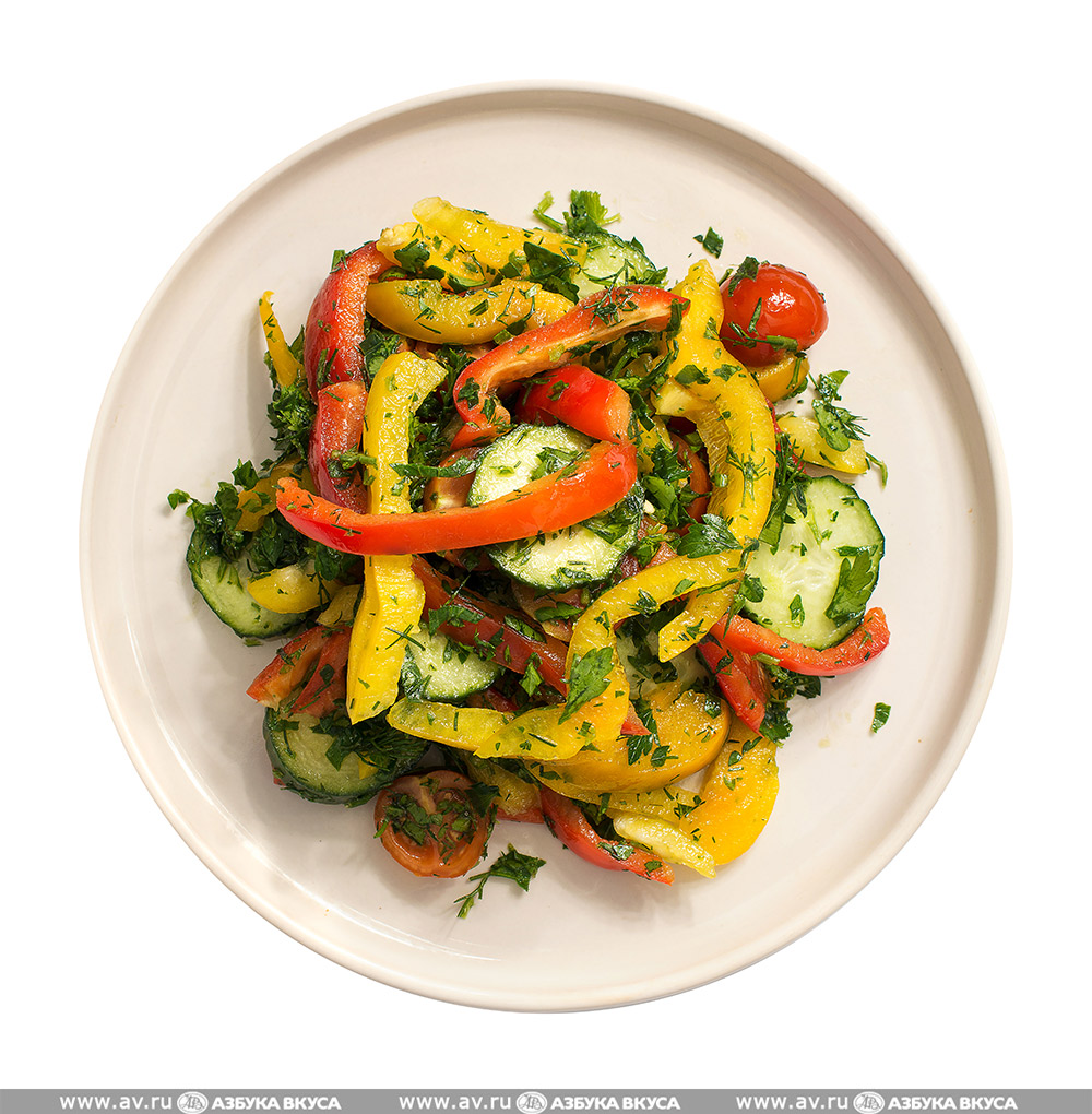 Овощной салат с ореховым соусом: просто и вкусно новые фото Овощной салат с ореховым соусом: просто и вкусно новые фото